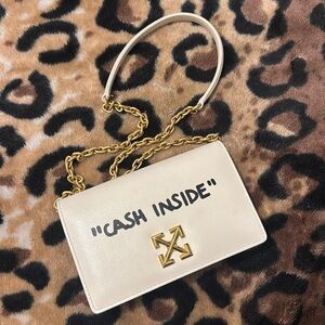 Off White Cash Inside Shoulder bag
